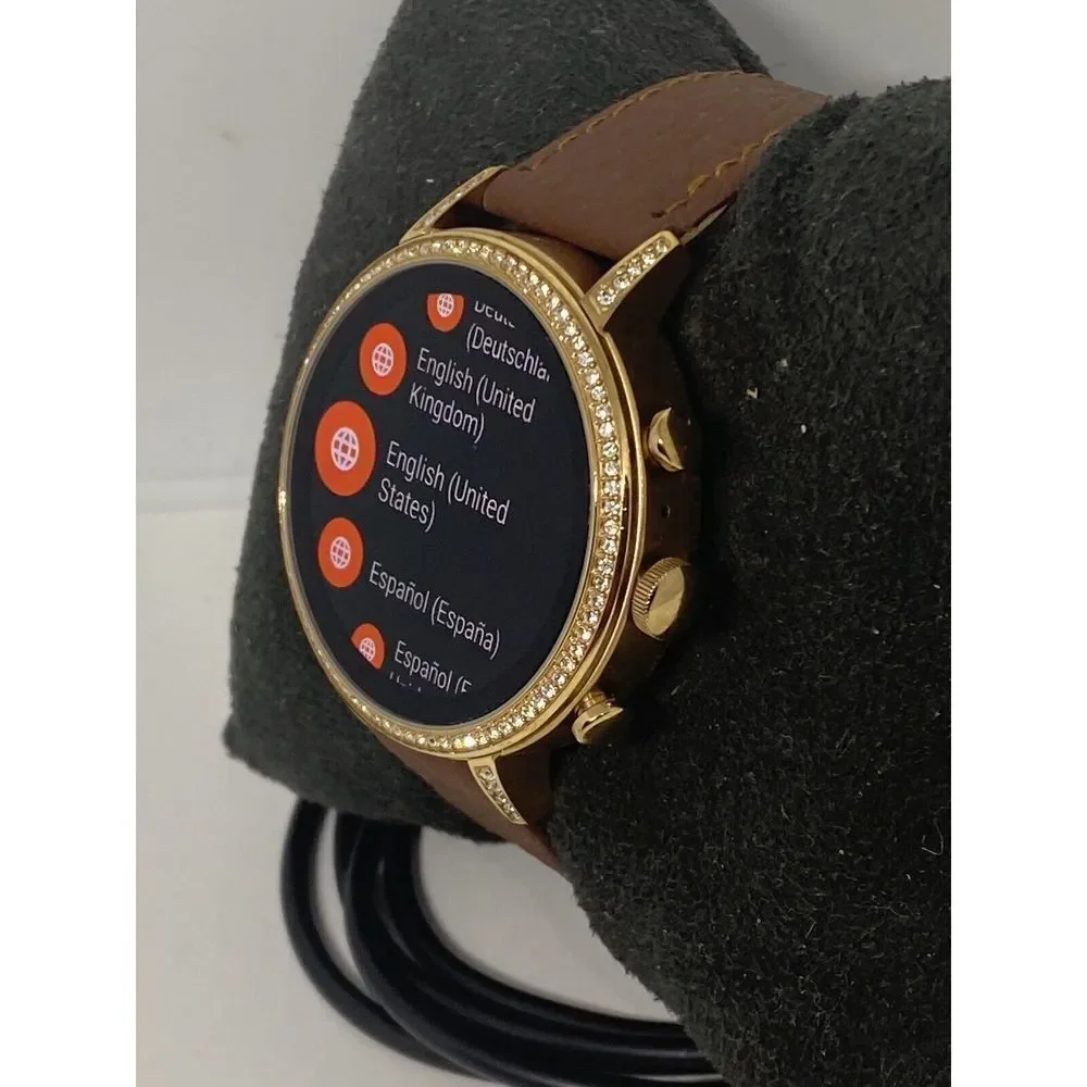 Fossil Gen 4 Authentic Digital Dial Smart Watch Custom Band FTW6011 AB450